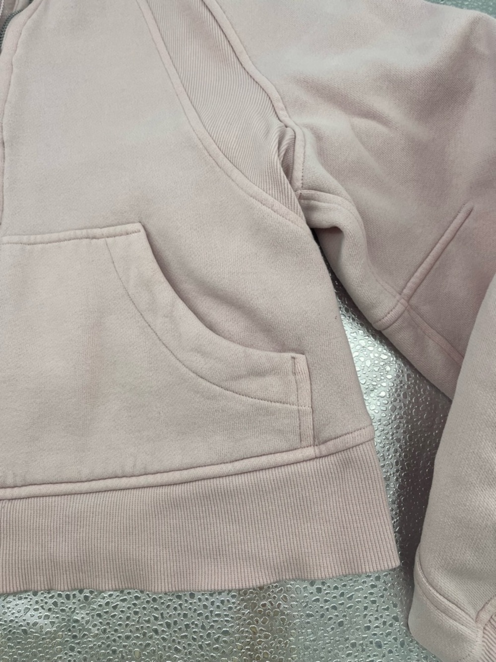 Lululemon Scuba Oversized Half-Zip Hoodie Size XS/S Light Pink - Picture 8 of 13